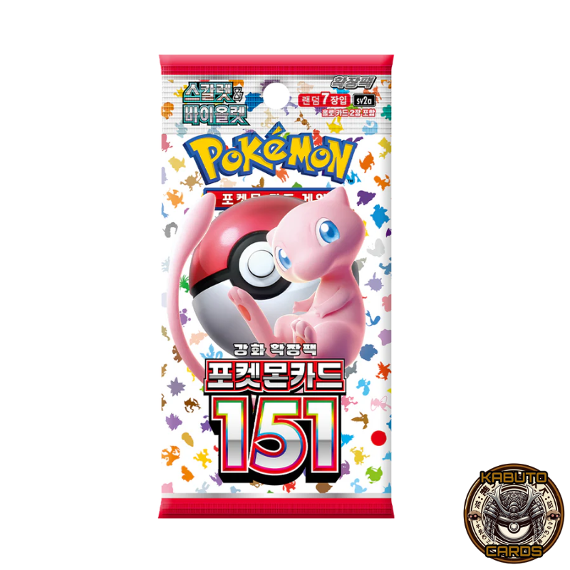 Pokémon 151 SV2a Booster Pack Sealed (Korean)