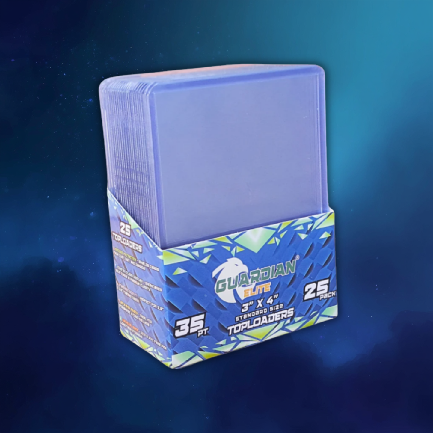 Guardian Elite® Toploaders (Standard Size) 35pt Rigid Card Holders
