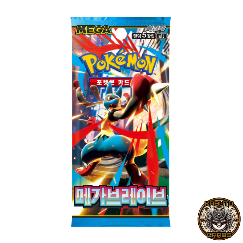 Pokémon Mega Brave M1L Booster Pack Sealed (Korean)