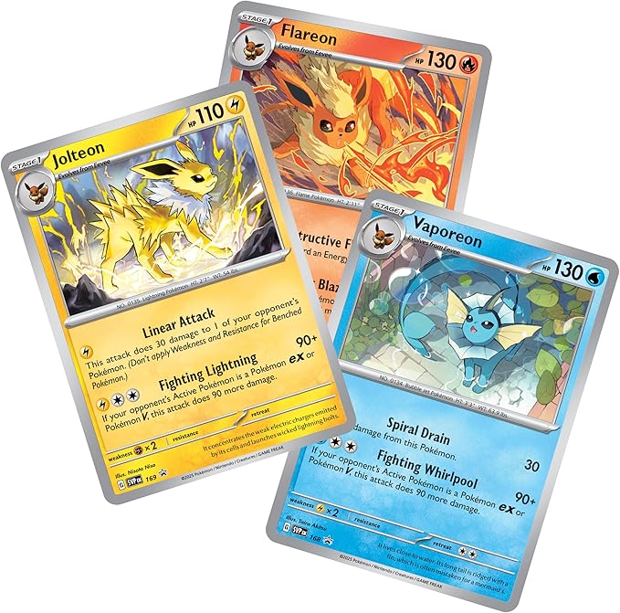 Scarlet & Violet Prismatic Evolutions Poster Collection (3 booster packs, poster & 3 Foil Promo Cards)