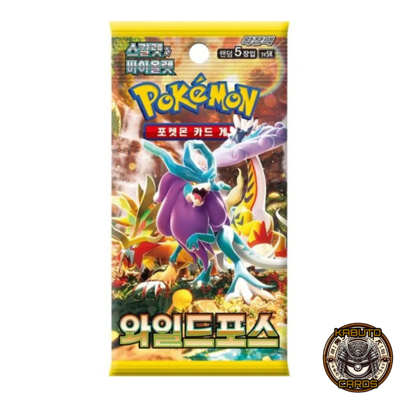 Pokémon Wild Force SV5K Sealed Booster Pack (Korean)