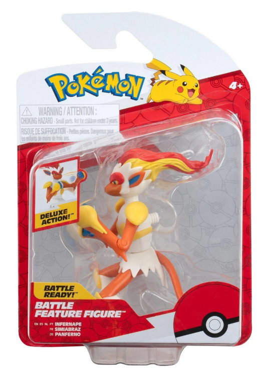 Infernape Pokémon Battle Feature Figure 4.5" 11cm Action Figure Toy