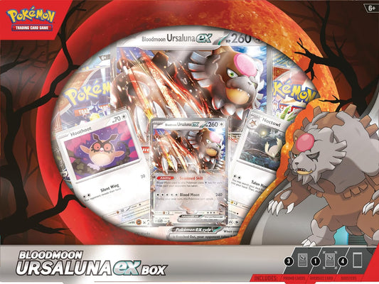 Bloodmoon Ursaluna EX Box (Scarlet & Violet Pokemon Cards)