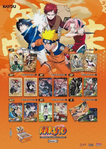 Naruto Kayou Smriti Earth Scroll Blister Booster Box (24 Packs) 001A-EMEA