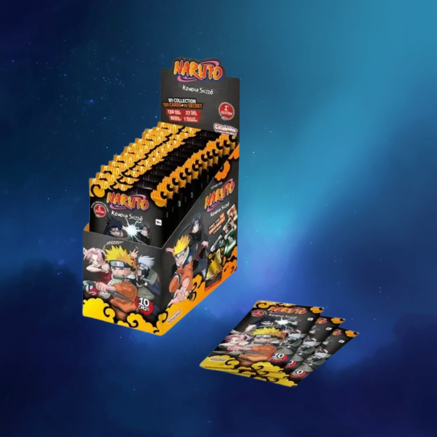 Naruto Mythos Konoha Shido (Set 1) 1st Edition Booster Box (24 packs)