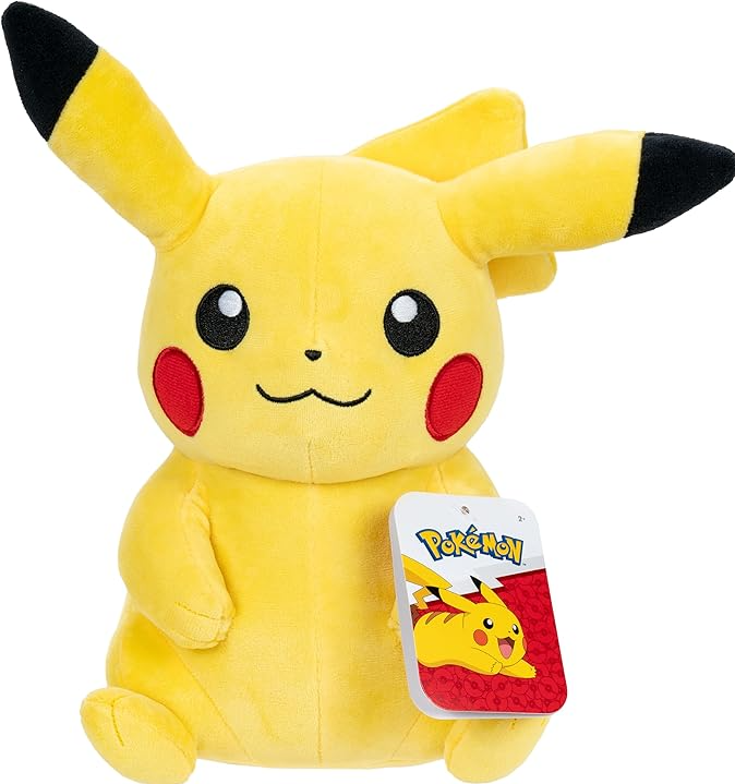 Pikachu Official Pokémon 30cm 12" Plushie Plush Soft Toy