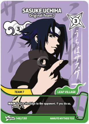 Naruto Mythos Konoha Shido (Set 1) Team Set 01 - Sasuke