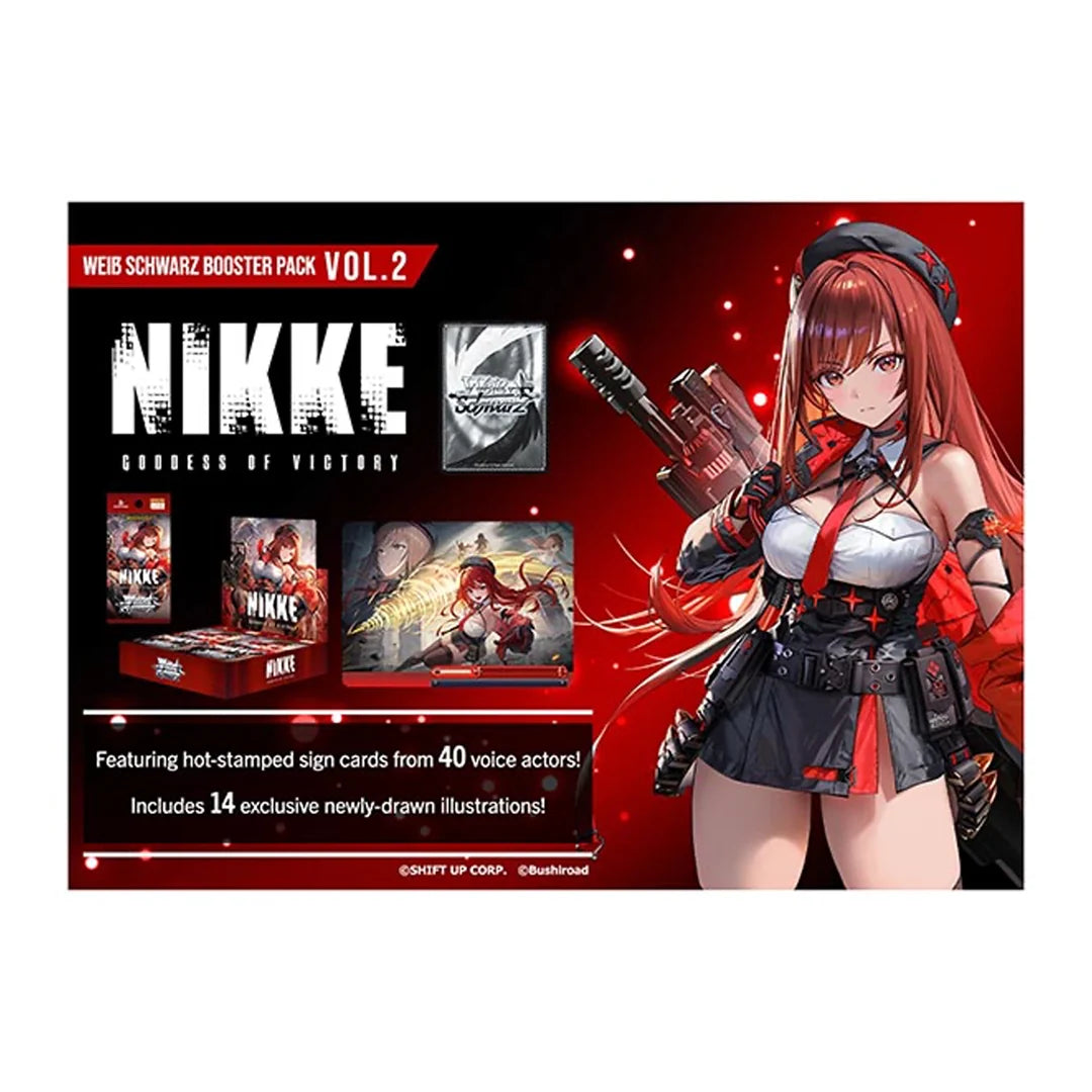 Weiss Schwarz Nikke Goddess Of Victory Vol. 2 Booster Box English 1st Edition