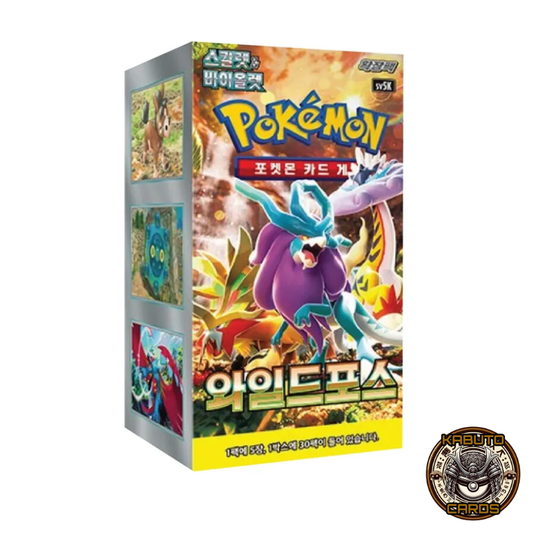 Pokémon Wild Force SV5K Booster Box Sealed (Korean)