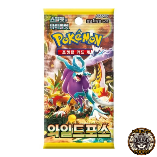 Pokémon Wild Force SV5K Sealed Booster Pack (Korean)